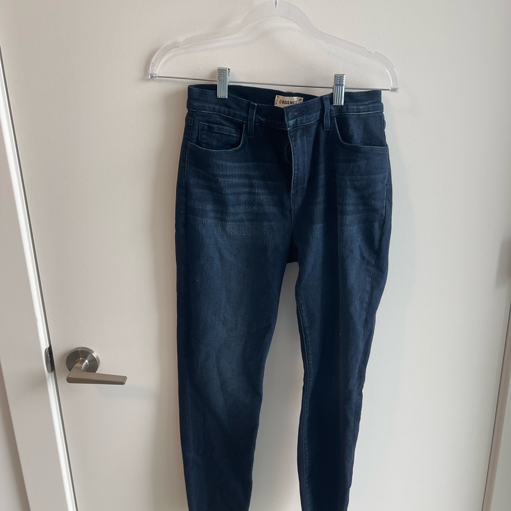 LAGENCE Blue Skinny Jeans